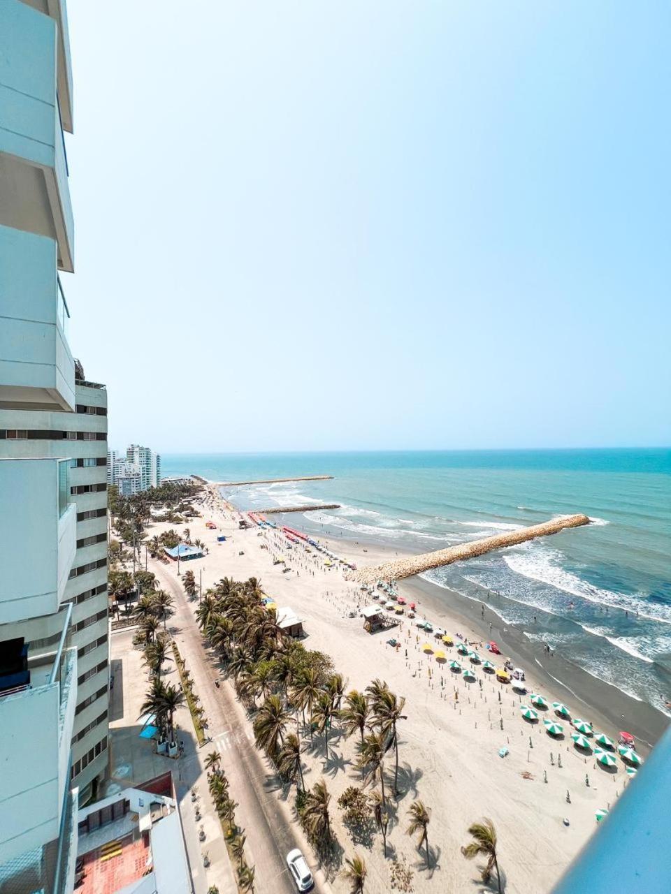דירות Cartagena Bocagrande Beach Apartamento מראה חיצוני תמונה
