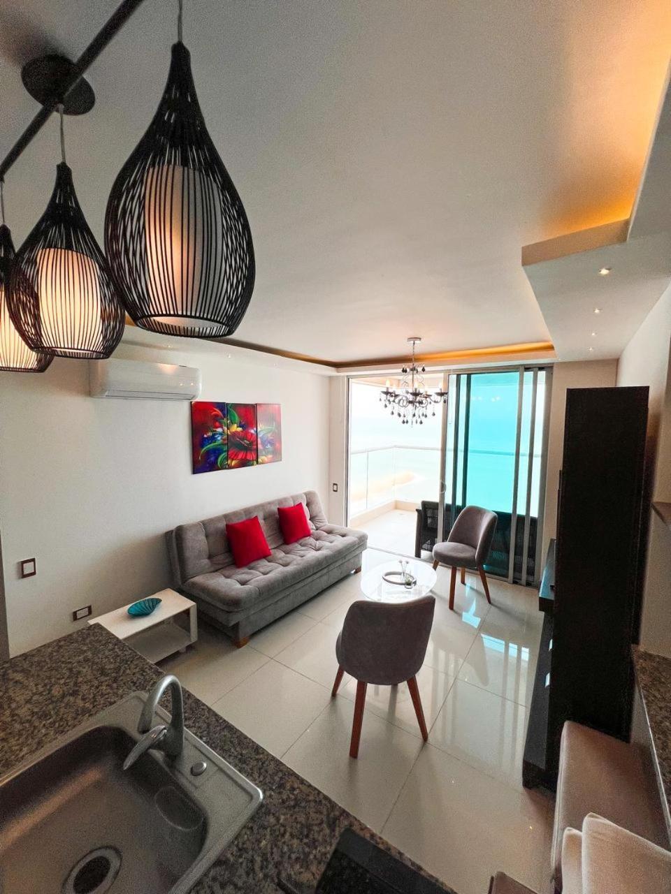 דירות Cartagena Bocagrande Beach Apartamento מראה חיצוני תמונה