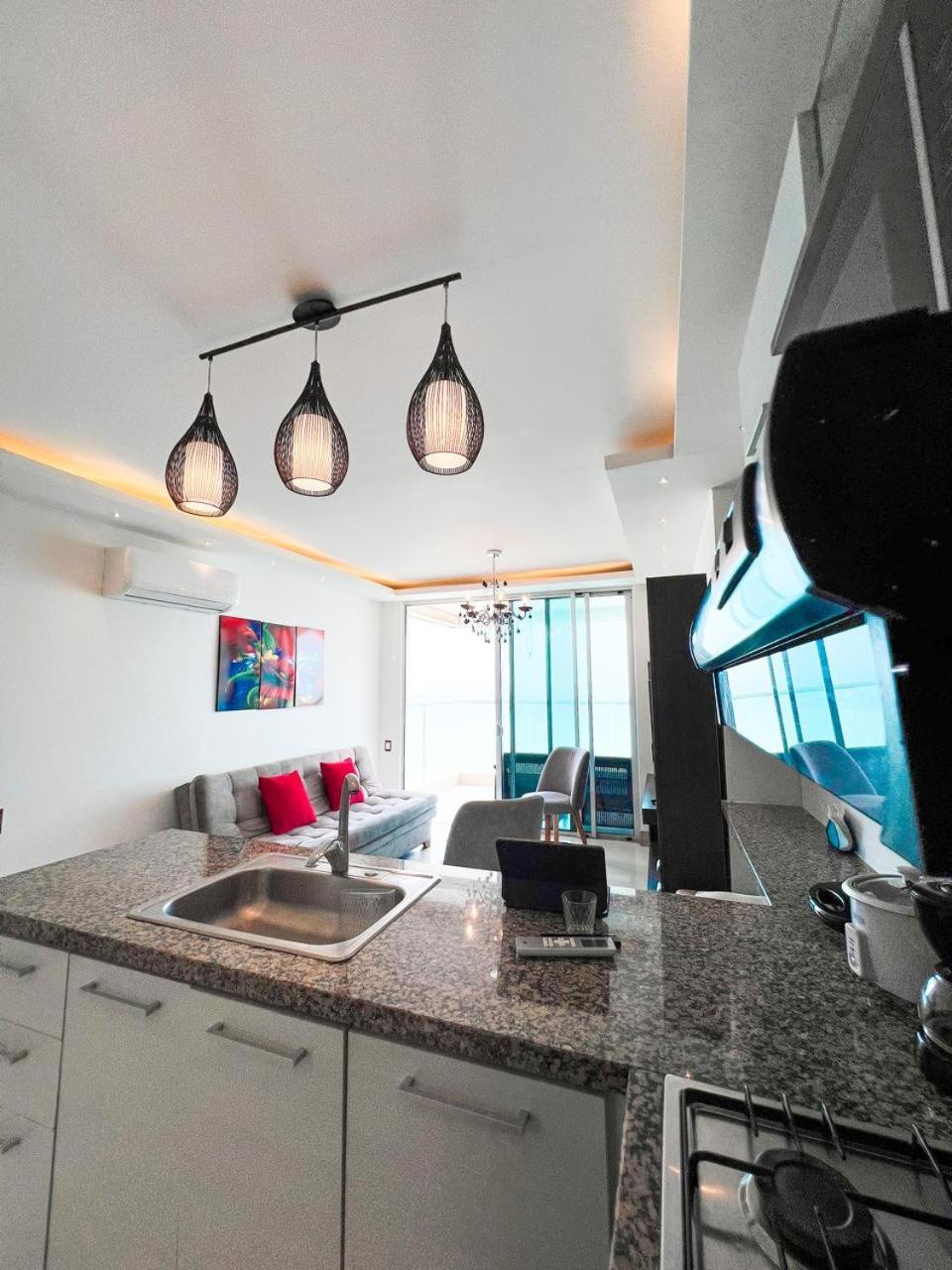 דירות Cartagena Bocagrande Beach Apartamento מראה חיצוני תמונה